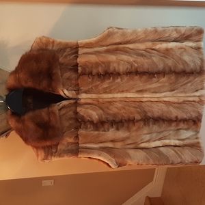 Women's fur vest
